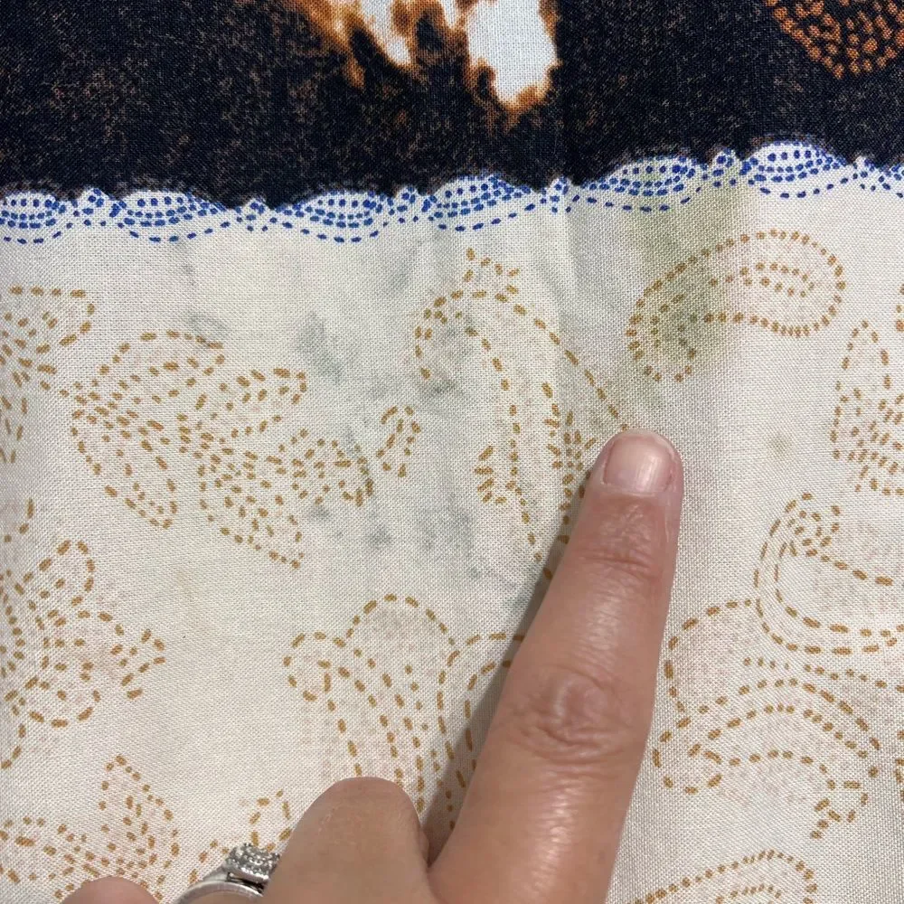 Wrangler Horse Print Vintage Western Snap Button Long Sleeve Top Size Medium - Picture 12 of 12